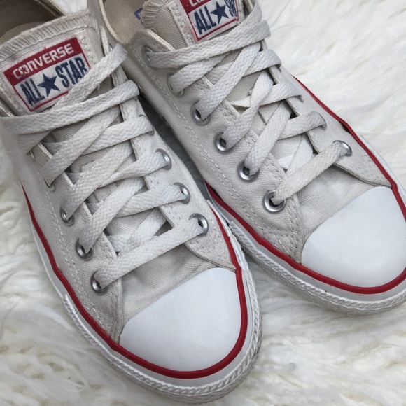 White Converse Shoes - Picture 2 of 8